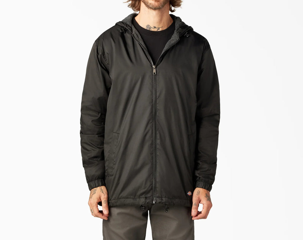Dickies Fleece Lined Nylon Hooded Jacket image 0