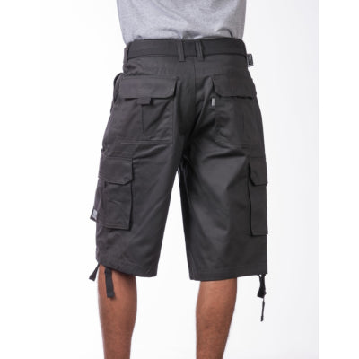 Pro Club Cotton Twill Cargo Shorts With Belt