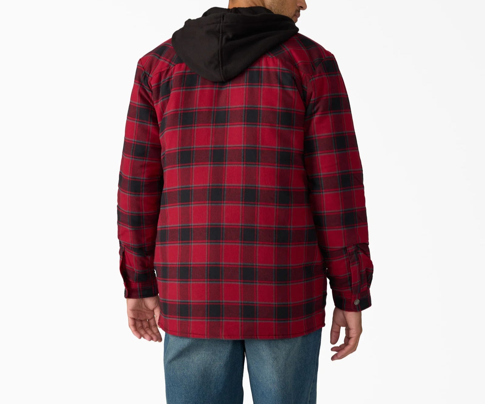 Dickies Water Repellent Flannel Hooded Shirt Jacket image 4