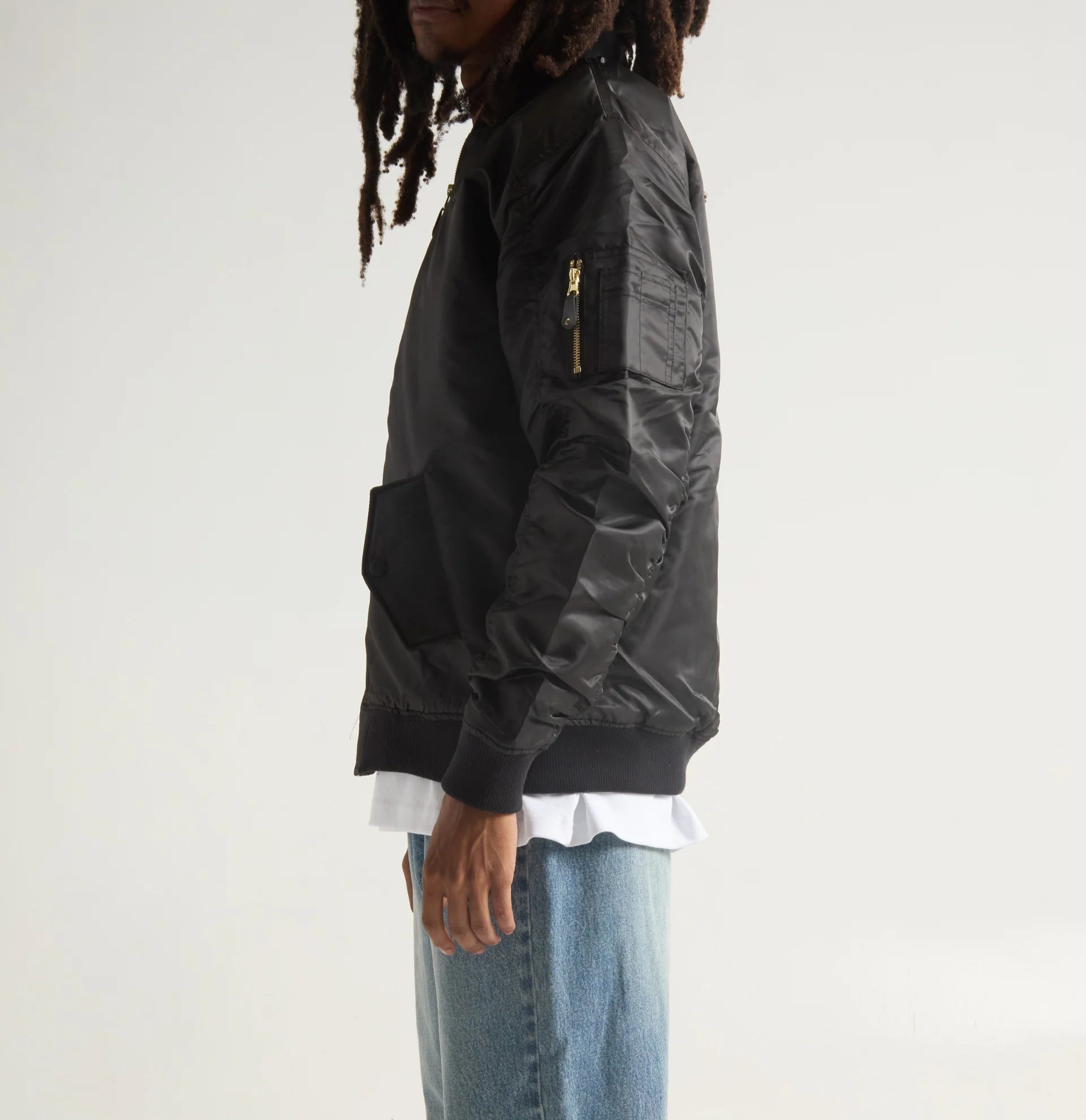 Shaka Wear Men's Flight/Bomber Jacket image 4