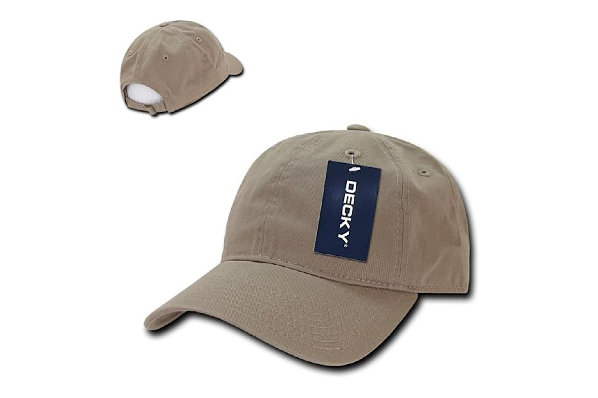 Decky Low Profile Relaxed Cotton Dad Hat image 0