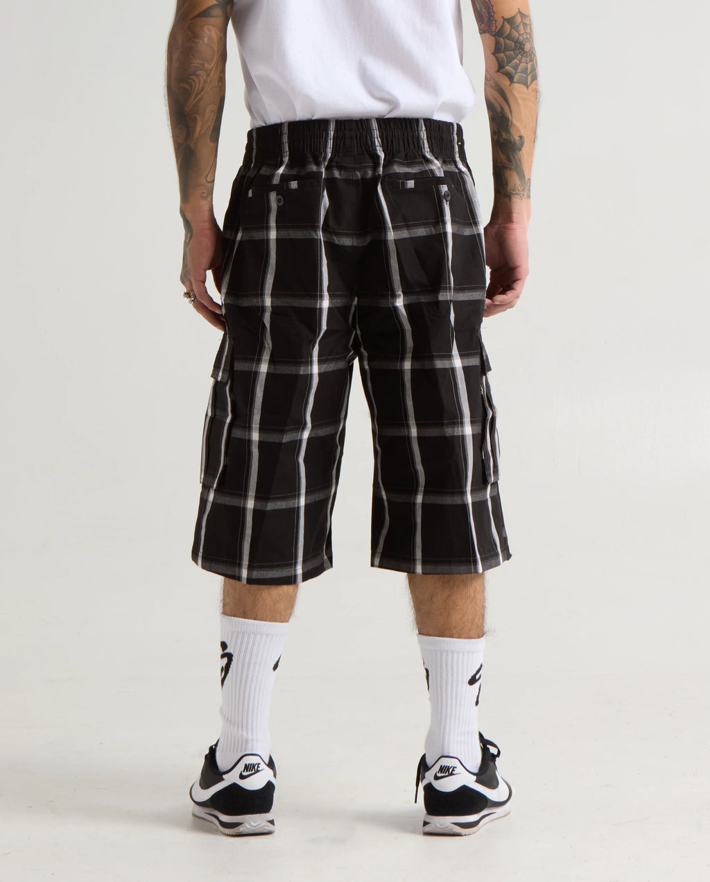 Shaka Wear Plaid Cargo Shorts image 1