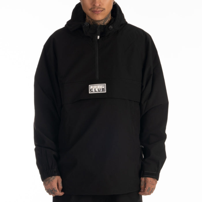 Pro Club Men's Nylon Hooded Pullover Anorak Jacket image 1