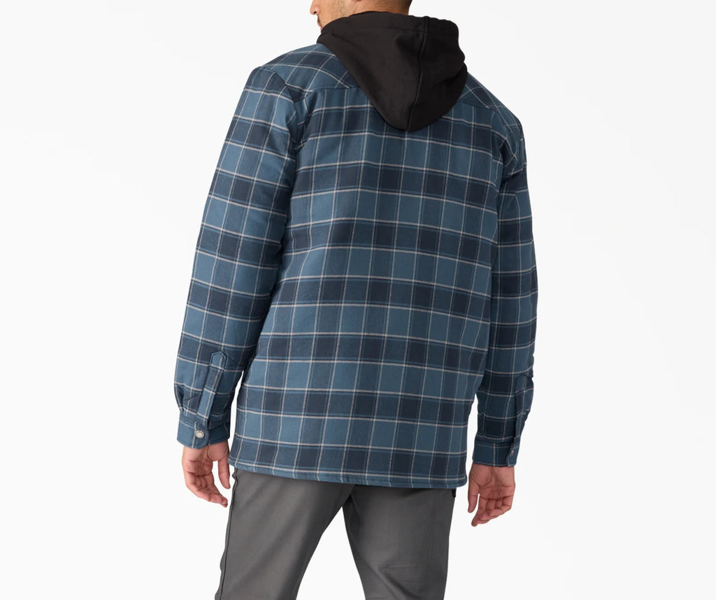 Dickies Water Repellent Flannel Hooded Shirt Jacket image 9