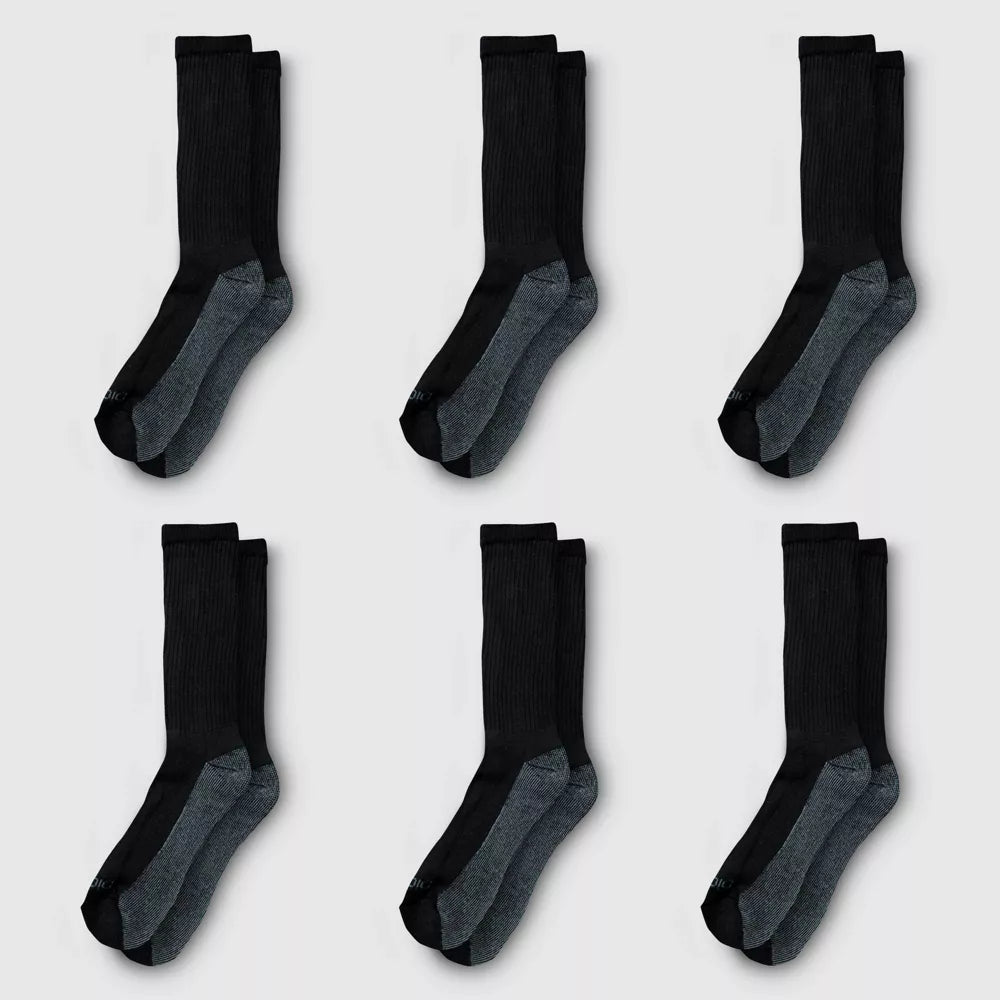 Dickies Men's Dri-Tech Crew Socks (6 PAIRS) image 1