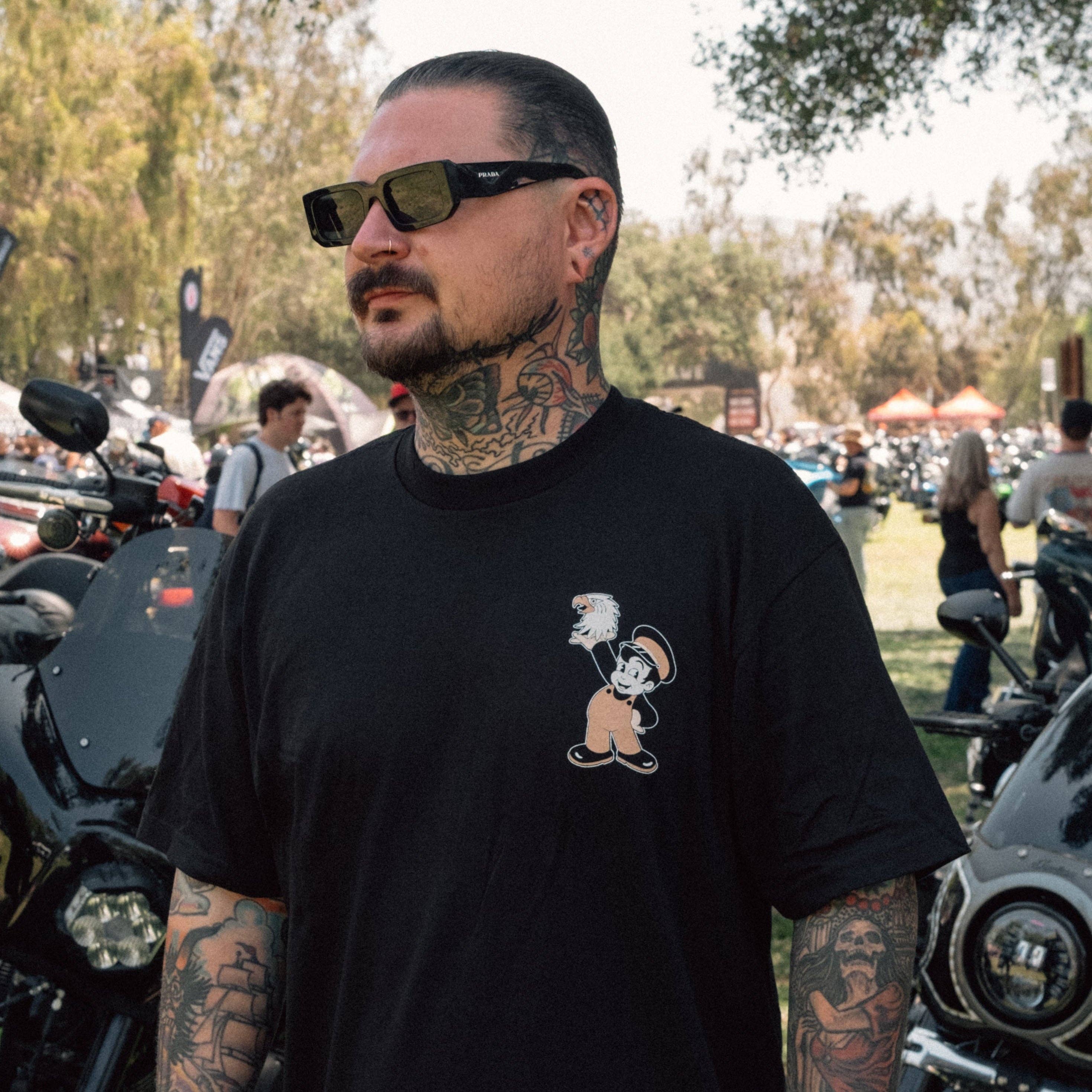 Eagle Head Gas and Oil Tee: 3XL