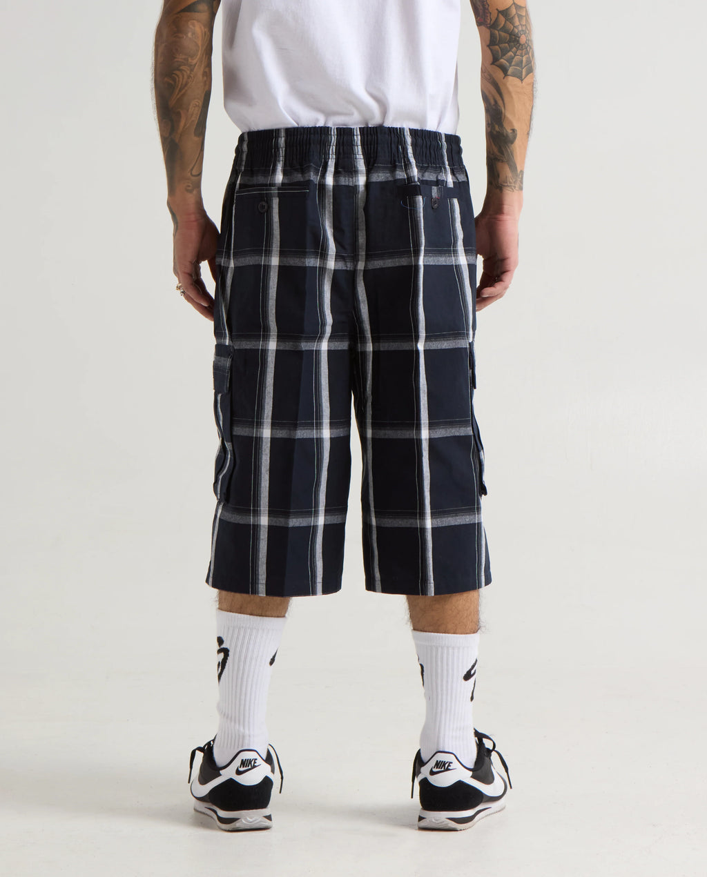 Shaka Wear Plaid Cargo Shorts image 10