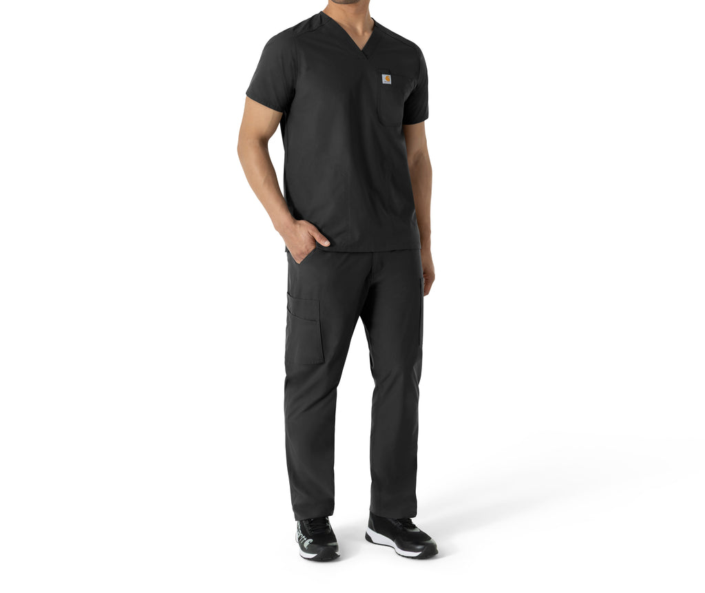 Carhartt Men's V-Neck Shirttail Scrub Top image 1