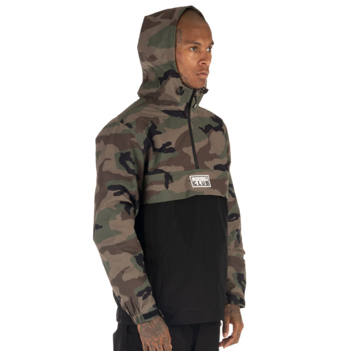 Pro Club Men's Nylon Hooded Pullover Anorak Jacket image 4