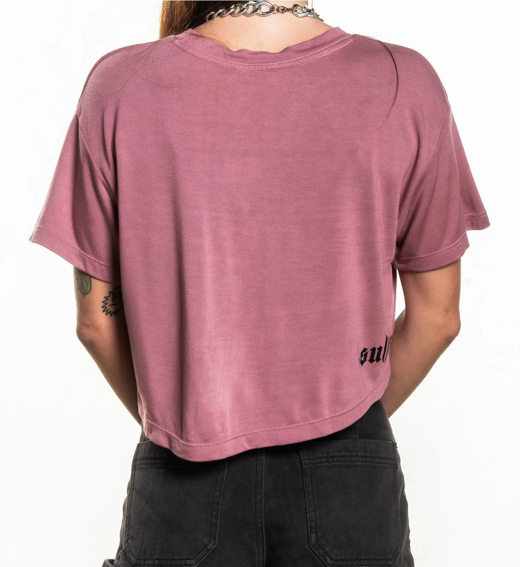 Sullen Women Crop Tees Infierno image 2