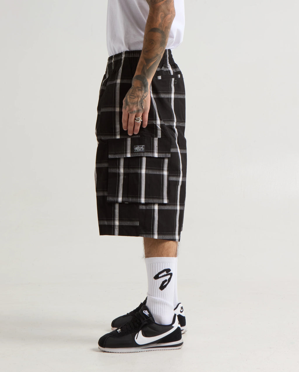 Shaka Wear Plaid Cargo Shorts image 2
