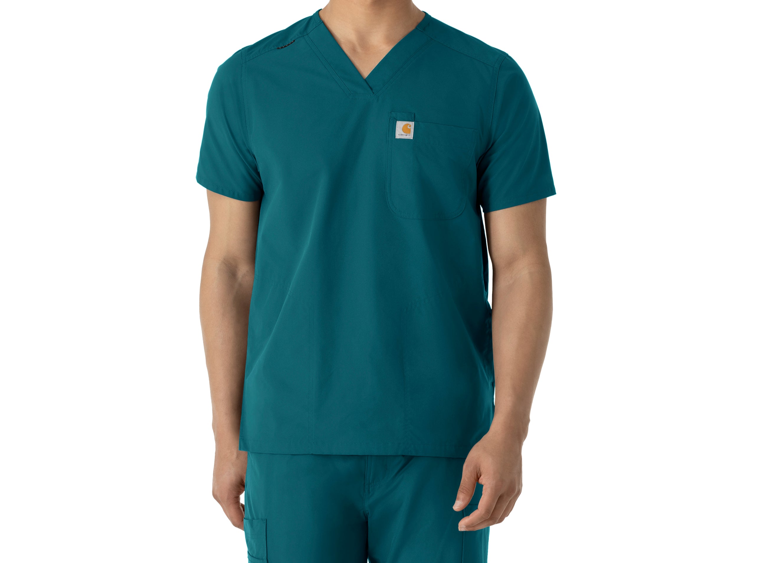 Carhartt Men's V-Neck Shirttail Scrub Top image 12
