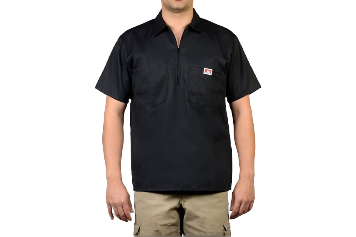 Ben Davis 1/2 Zip Short Sleeve Work Shirt image 0