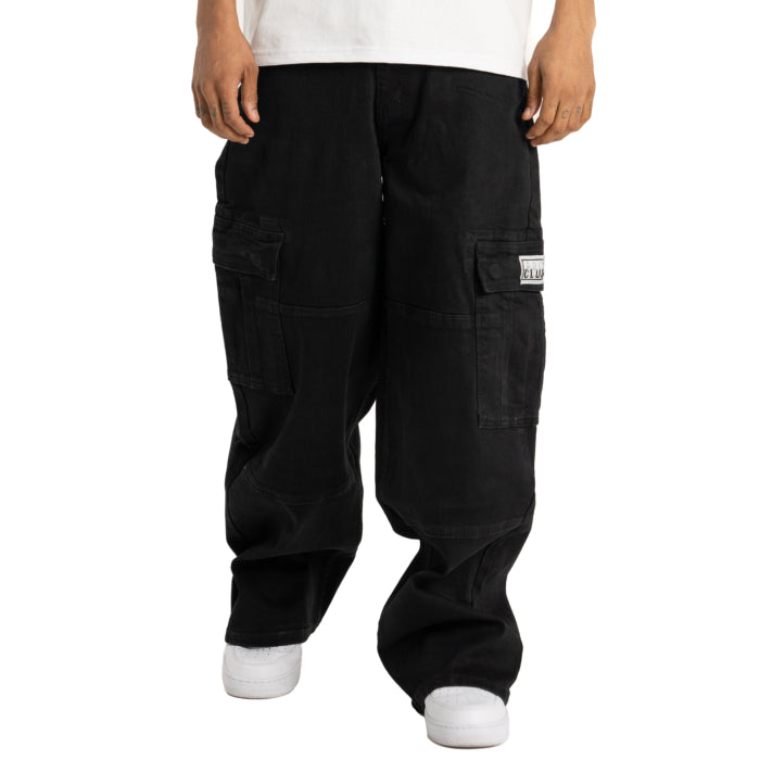 Pro Club Men's Heavyweight Baggy Fit Denim Cargo Pant (INSEAM 31.5) image 2
