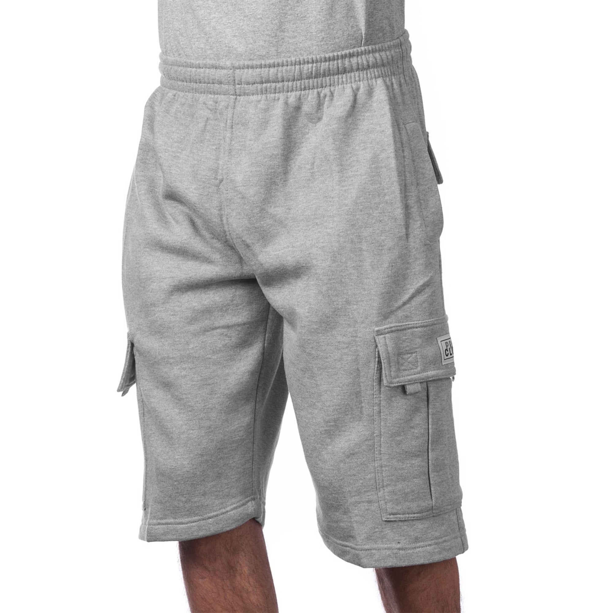 Pro Club Men's Fleece Cargo Shorts image 1