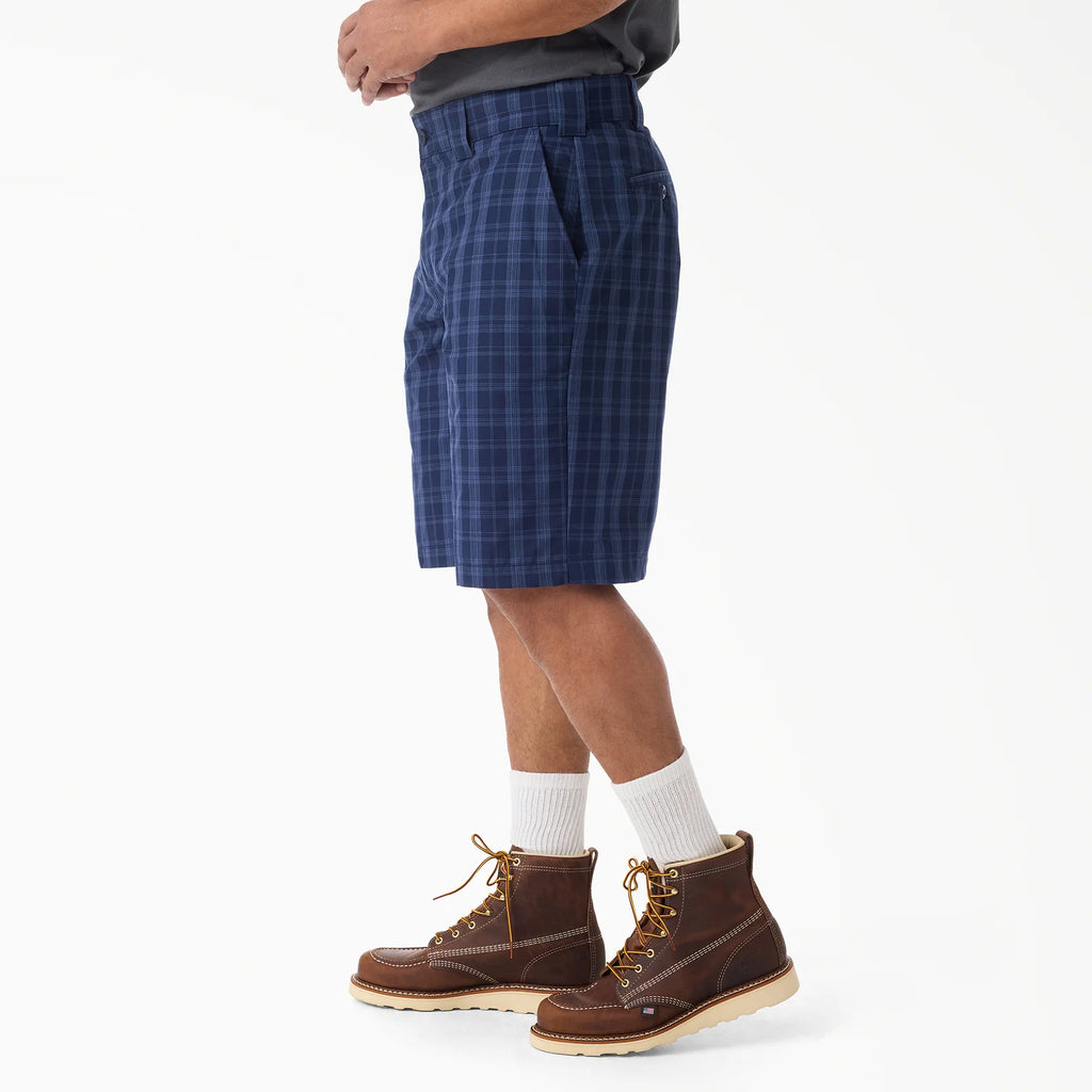 Dickies Plaid Work Shorts, 11"