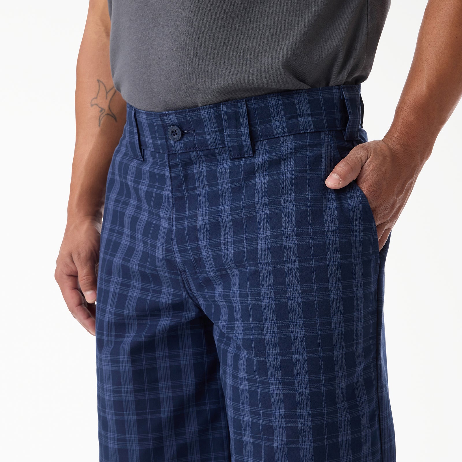 Dickies Plaid Work Shorts, 11"