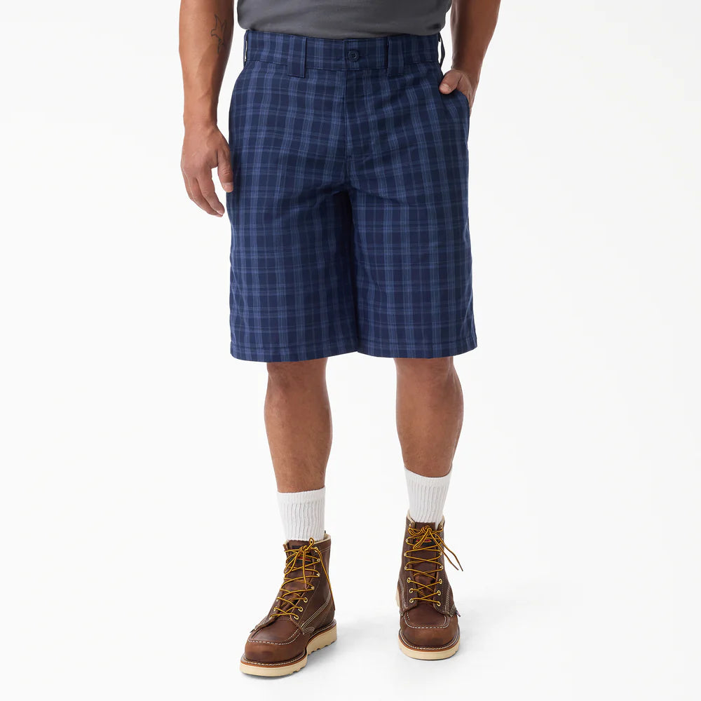 Dickies Plaid Work Shorts, 11"