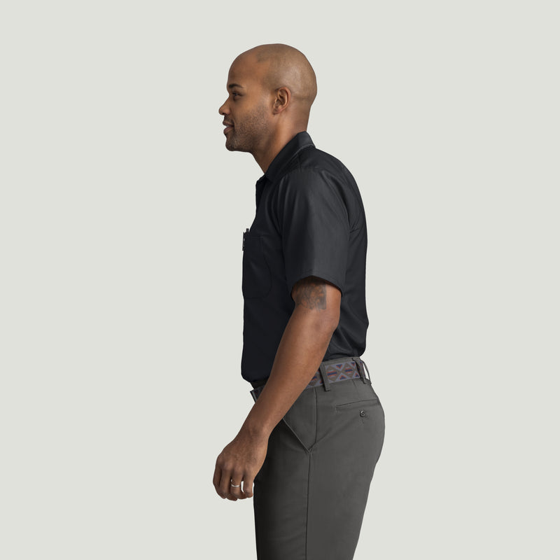 REDKAP Men's Short Sleeve Industrial Work Shirt