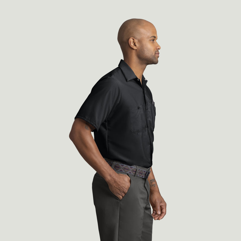 REDKAP Men's Short Sleeve Industrial Work Shirt