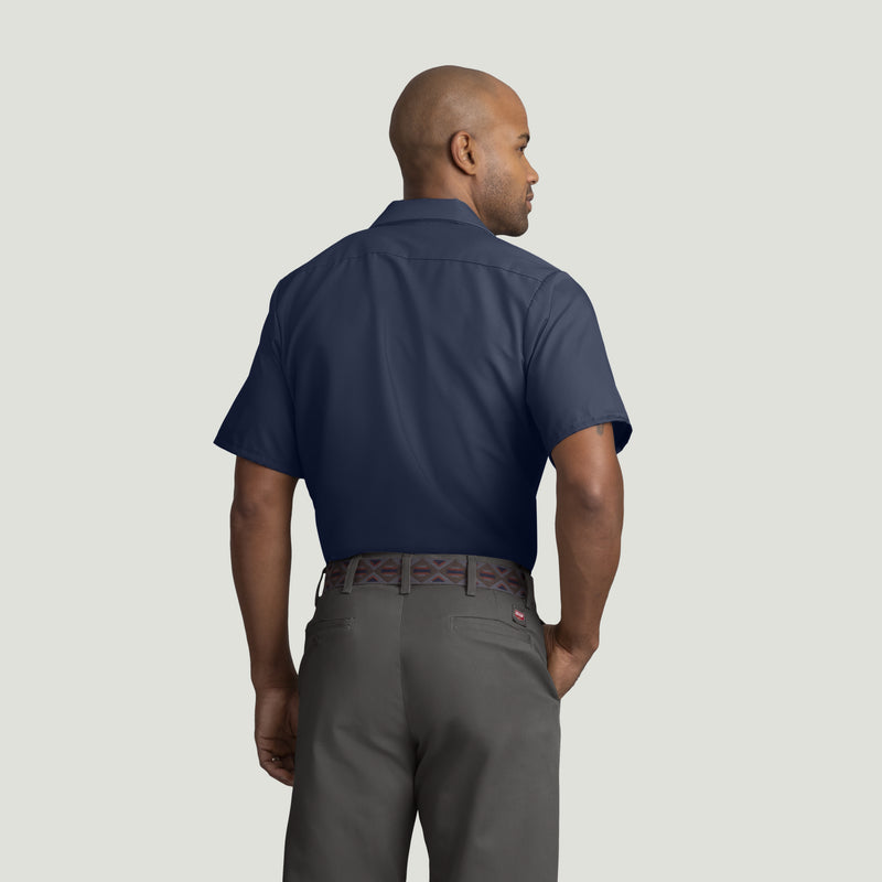 REDKAP Men's Short Sleeve Industrial Work Shirt