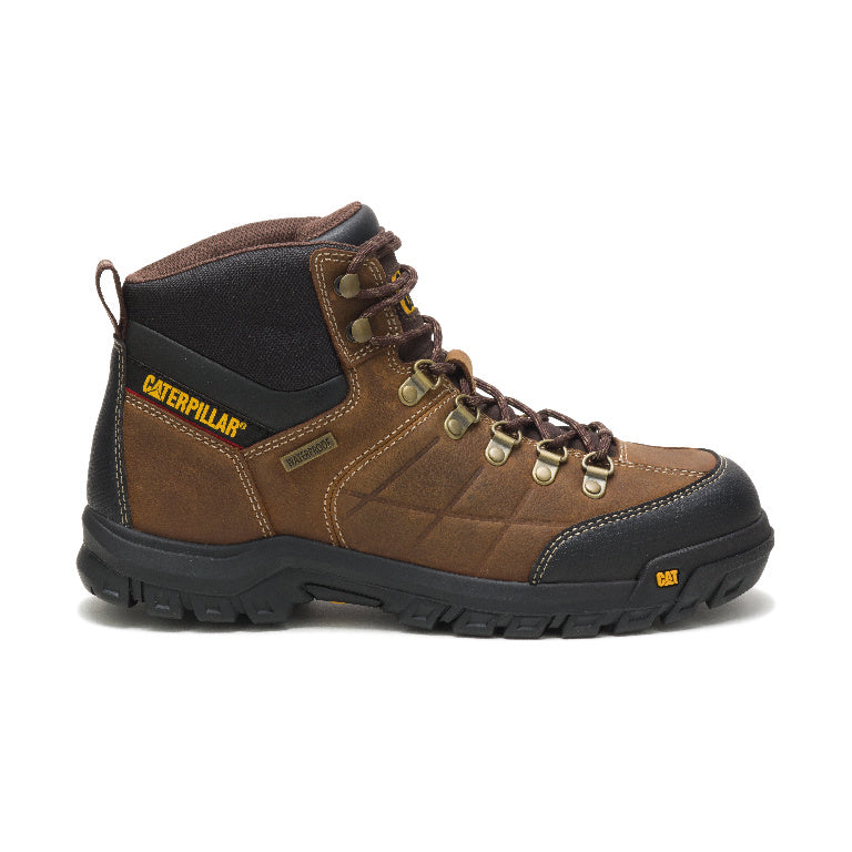 CATERPILLAR WP/MEN'S THRESHOLD BOOTS REAL BROWN