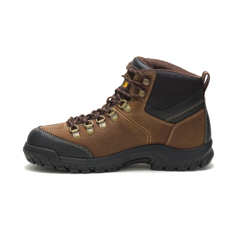 CATERPILLAR WP/MEN'S THRESHOLD BOOTS REAL BROWN