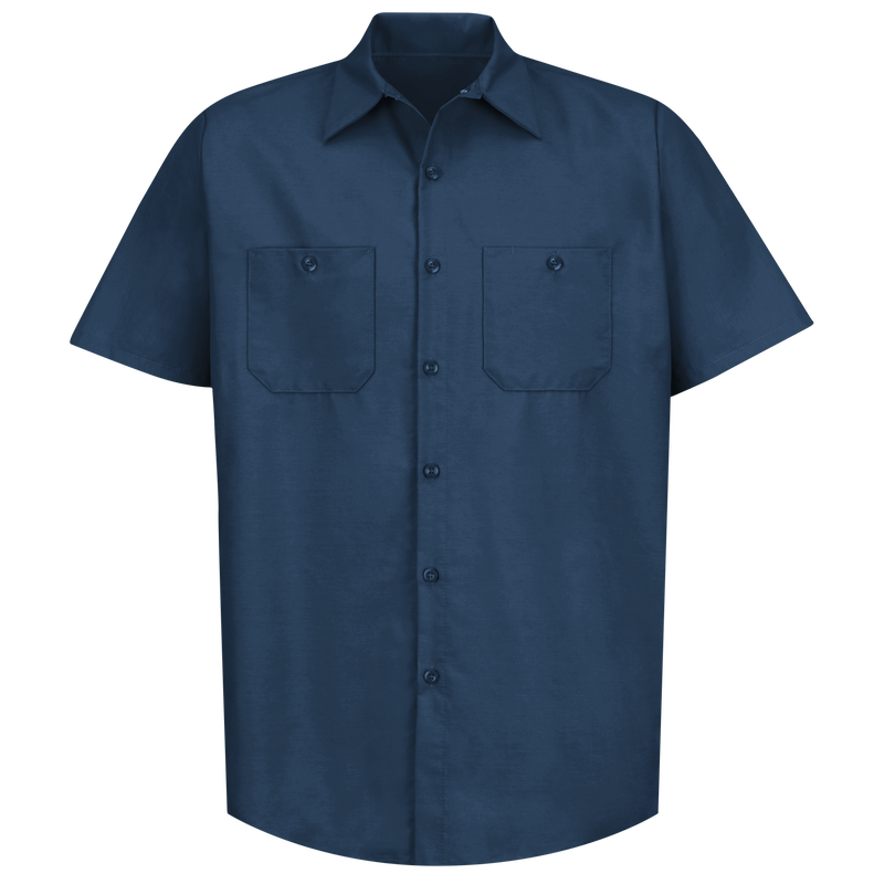 REDKAP Men's Short Sleeve Industrial Work Shirt