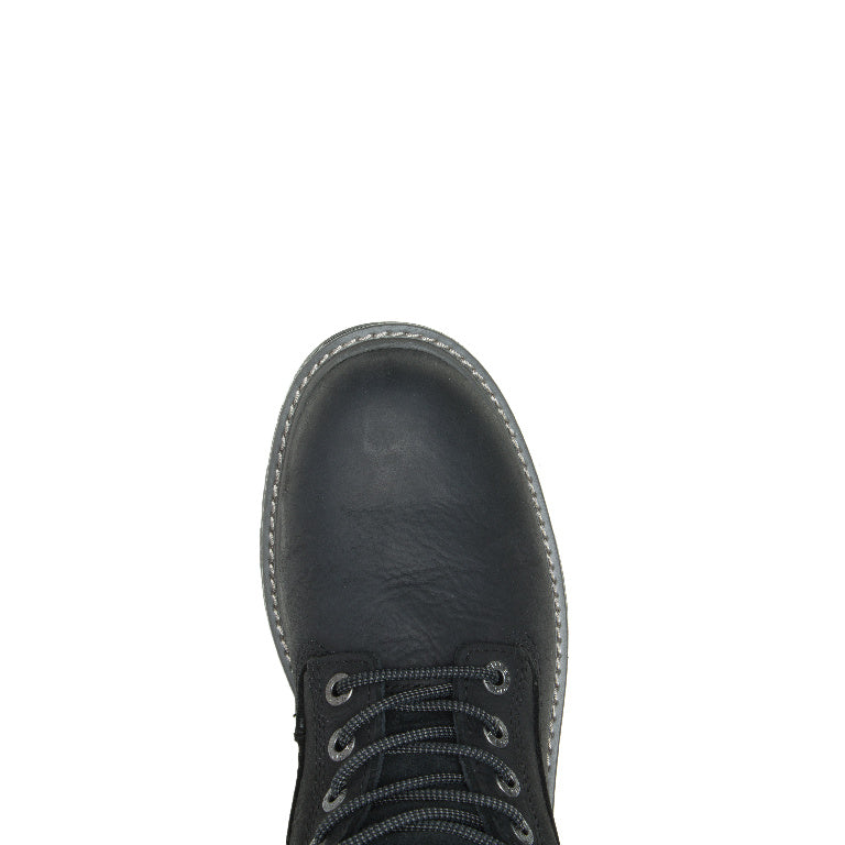 WOLVERINE MEN'S FLOORHAND WATERPROOF 6" WORK BOOT (BLACK)