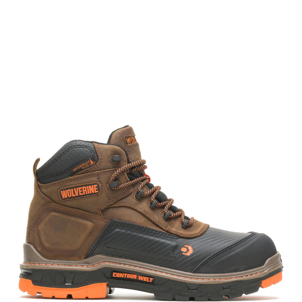 WOLVERINE MEN'S OVERPASS CARBON MAX "6IN" BOOTS (SUMMER BROWN)