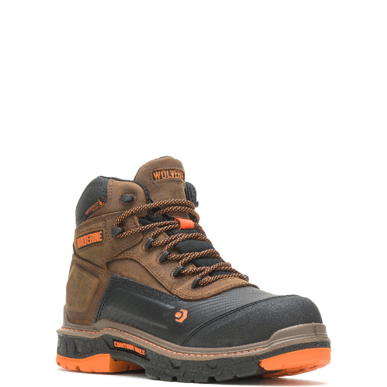 WOLVERINE MEN'S OVERPASS CARBON MAX "6IN" BOOTS (SUMMER BROWN)
