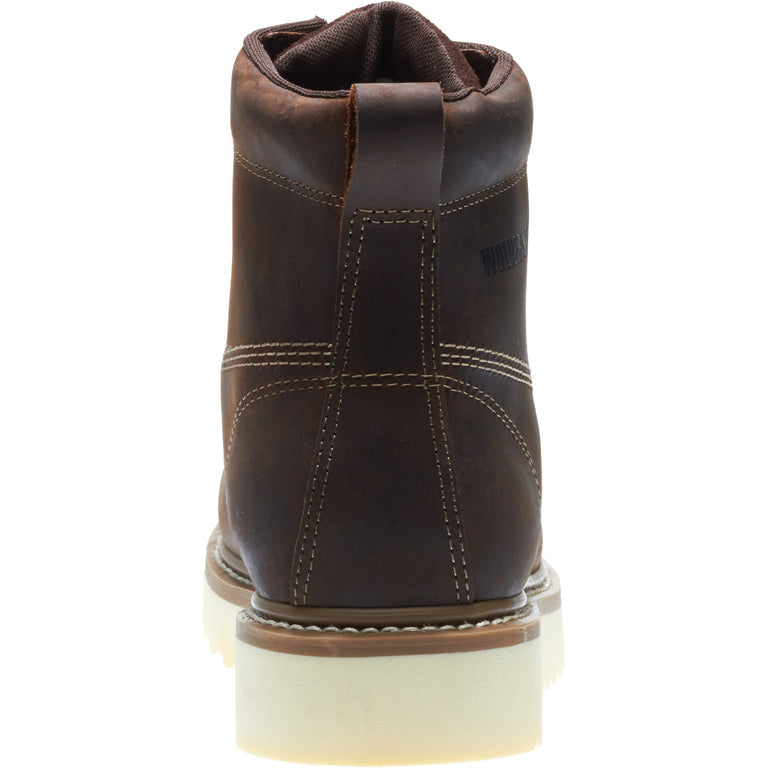 WOLVERINE MEN'S LOADER "6 IN" WEDGE WORK BOOTS (BROWN)