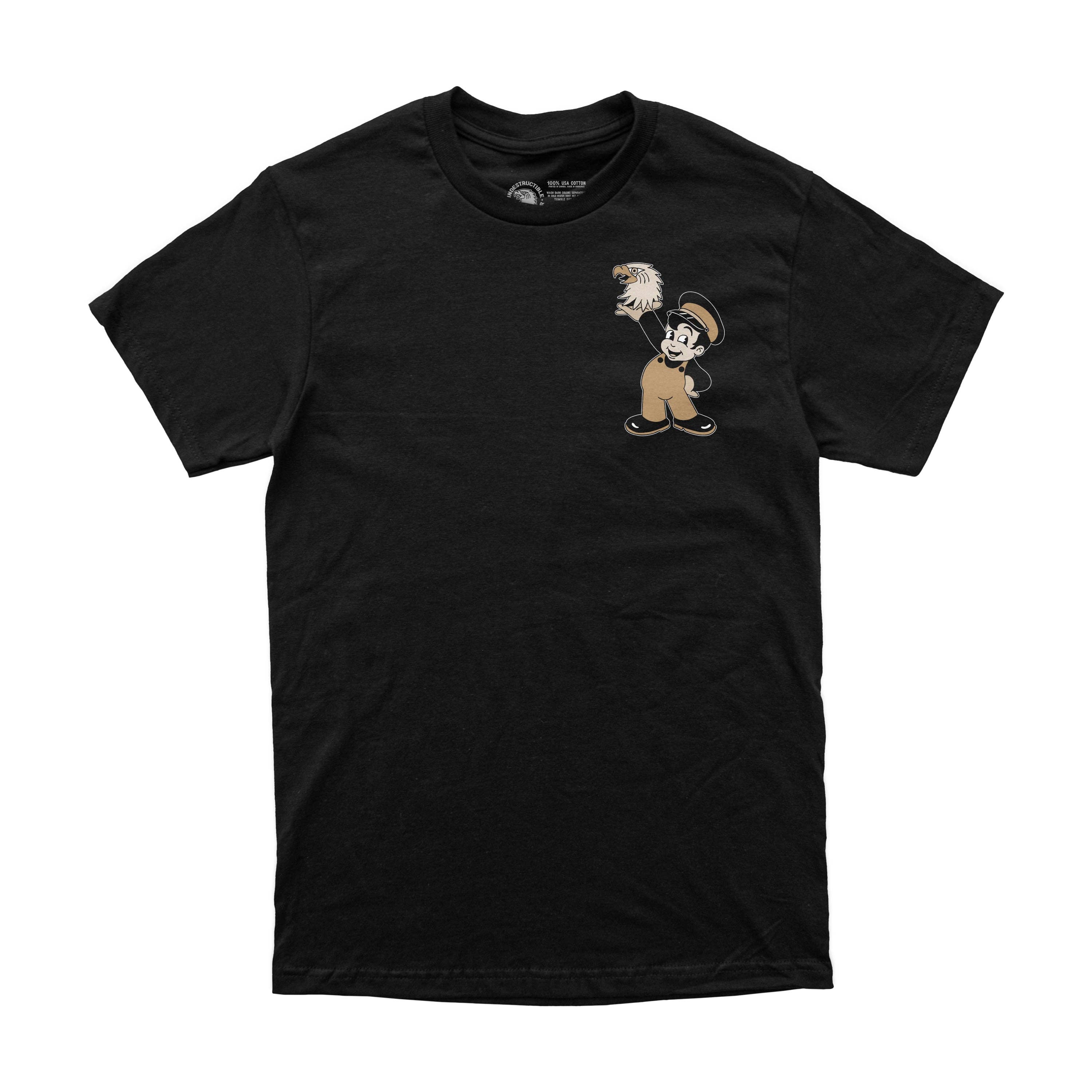 Eagle Head Gas and Oil Tee: L