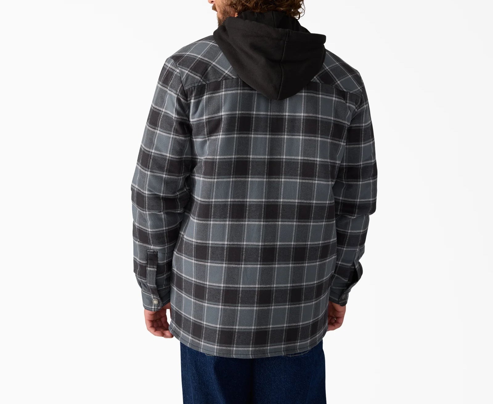 Dickies Water Repellent Flannel Hooded Shirt Jacket image 10
