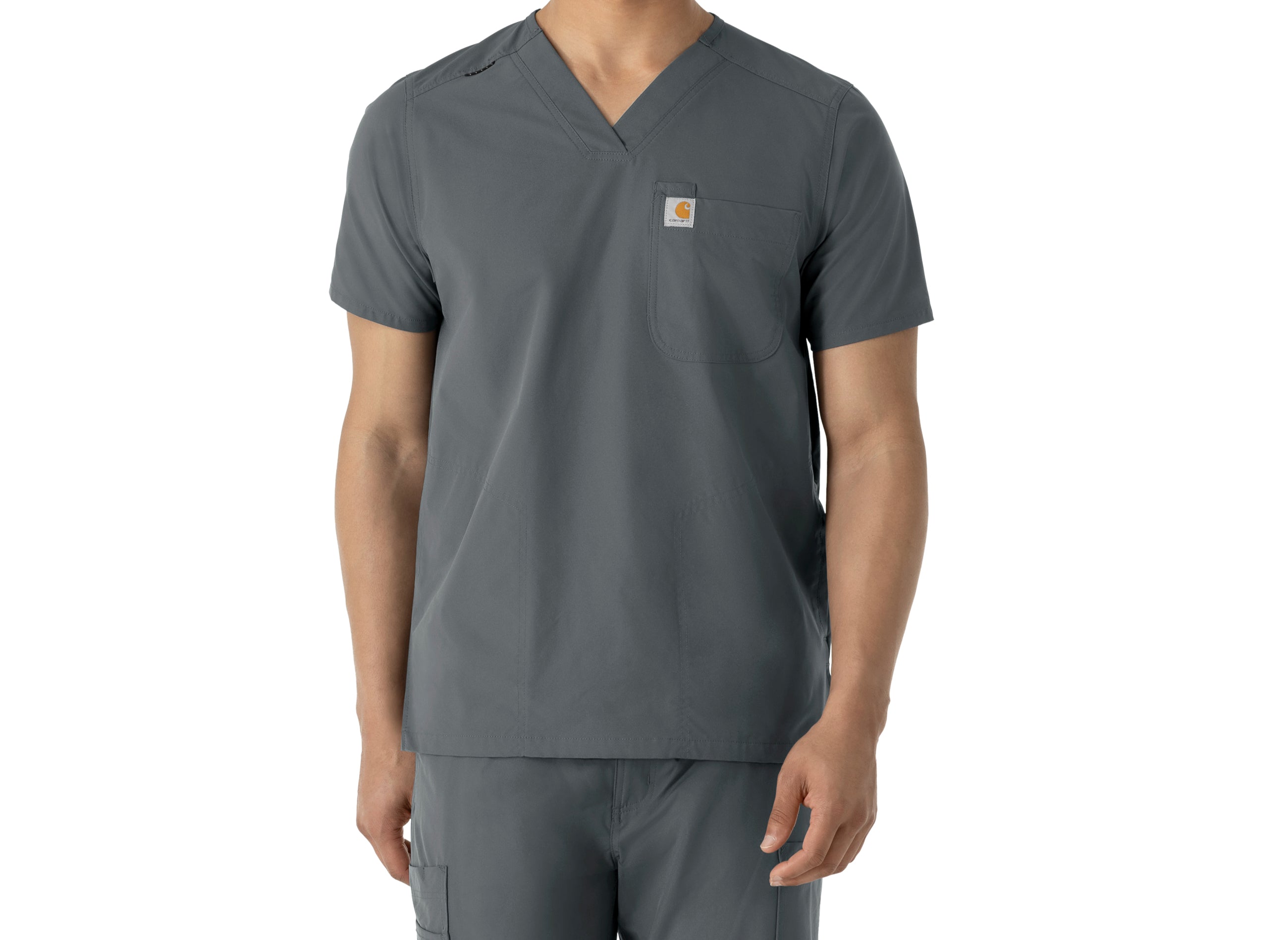 Carhartt Men's V-Neck Shirttail Scrub Top image 3