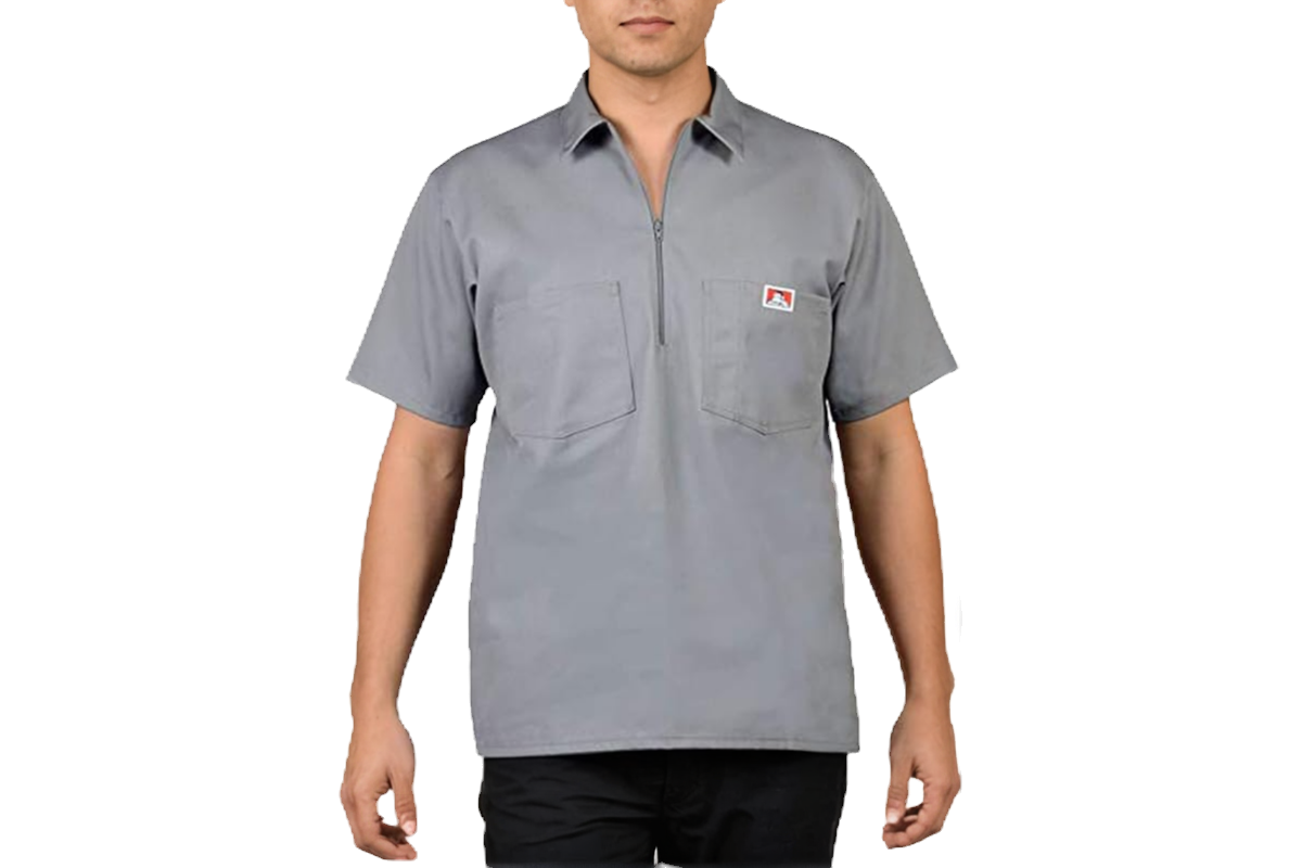 Ben Davis 1/2 Zip Short Sleeve Work Shirt image 1