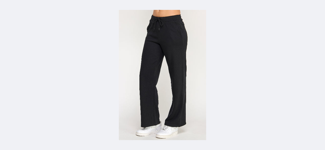 Reflex Women Basic Fleece Wide Leg Sweatpants image 0