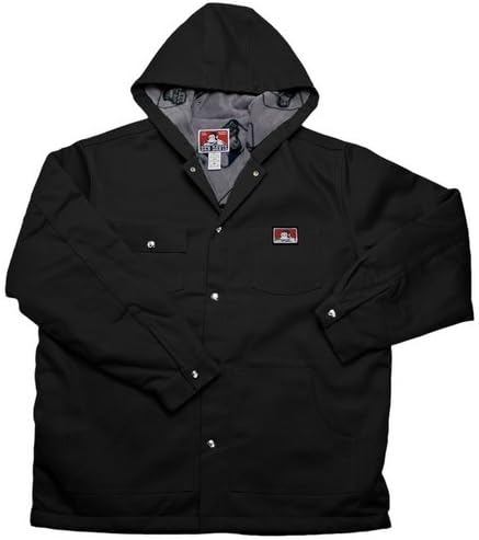 Ben Davis Down Hooded Jacket with Front Snap