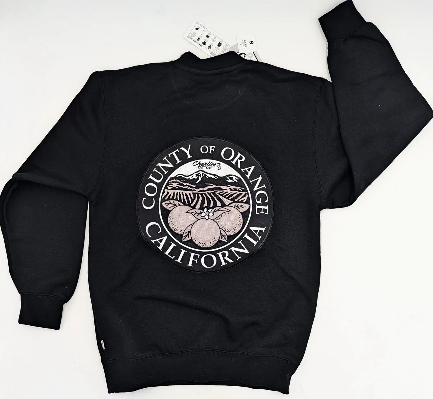 Charlie's Tattoo Seal Orange County Crew Neck Sweater image 0