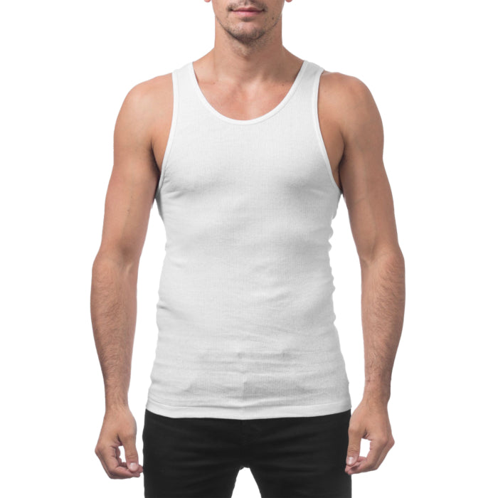 Pro Club Men's Ringspun Cotton Ribbed A-Shirt image 3