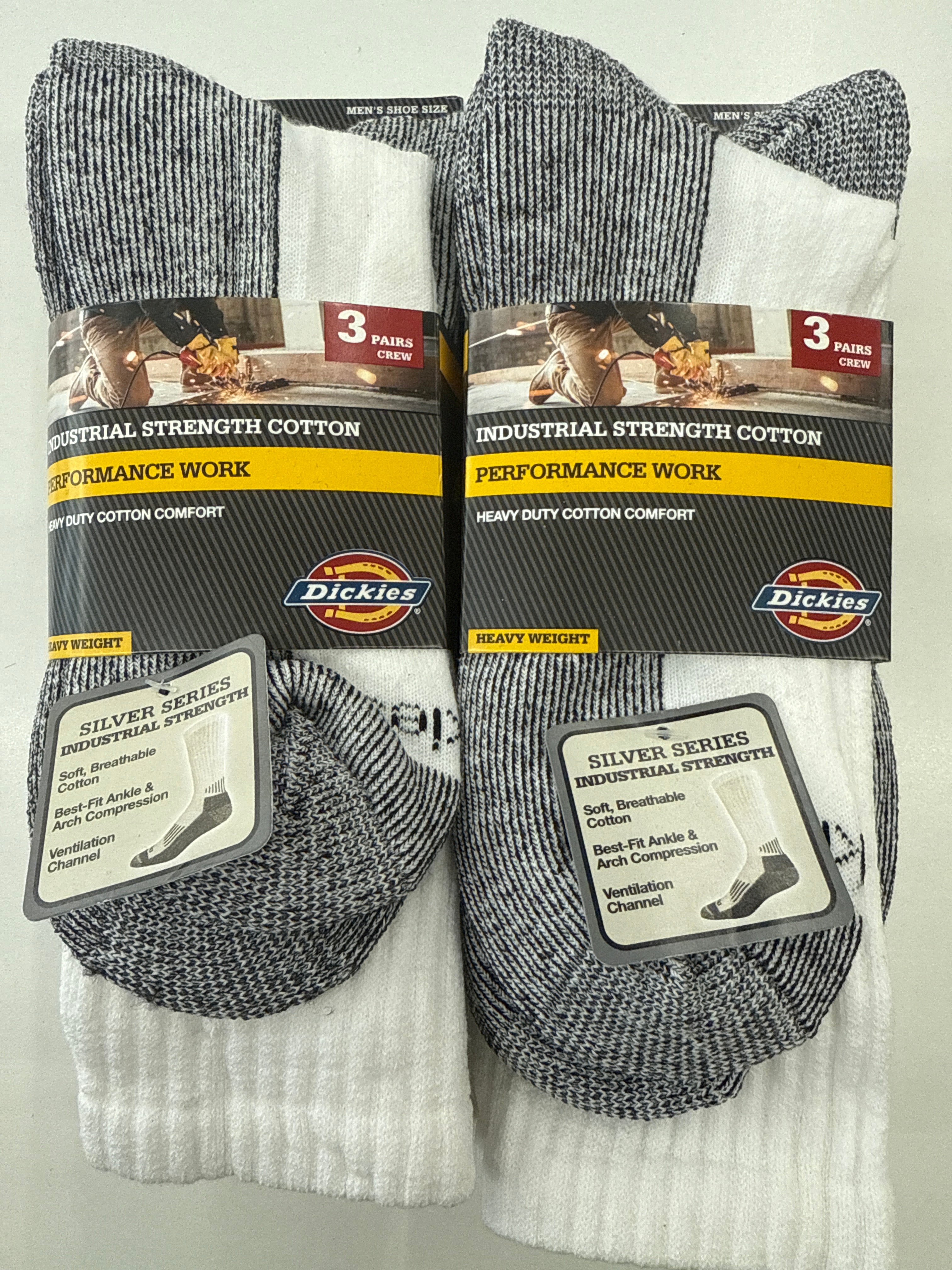 Dickies Men's Dri-Tech Boot Socks (6 PAIRS) image 0