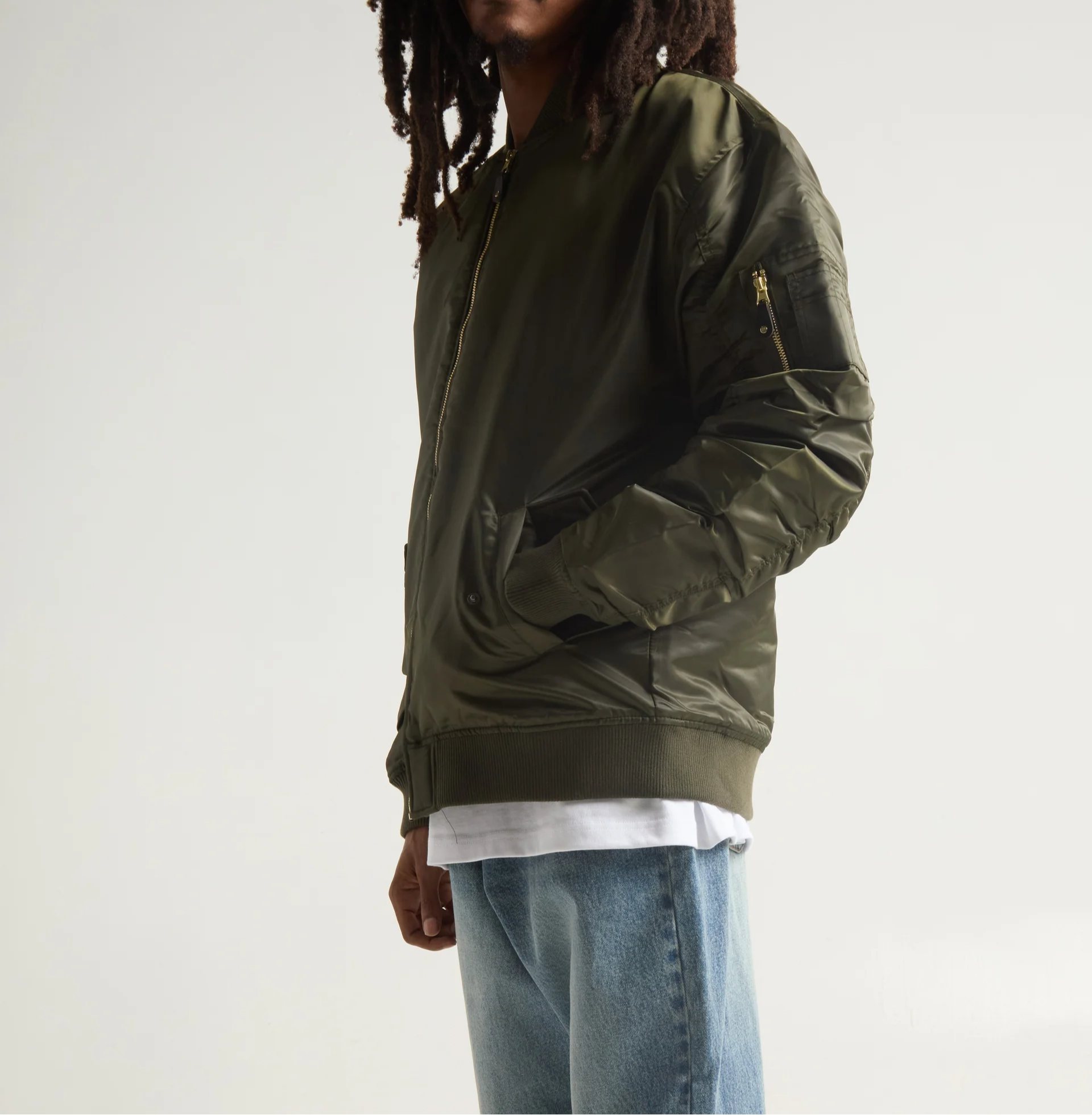 Shaka Wear Men's Flight/Bomber Jacket image 1