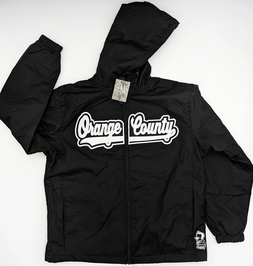 Charlie's Tattoo Orange County "Script" Windbreaker image 0