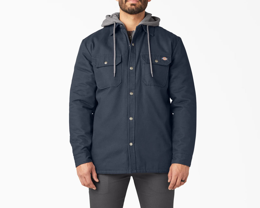 Dickies Water Repellent Duck Hooded Shirt Jacket image 0