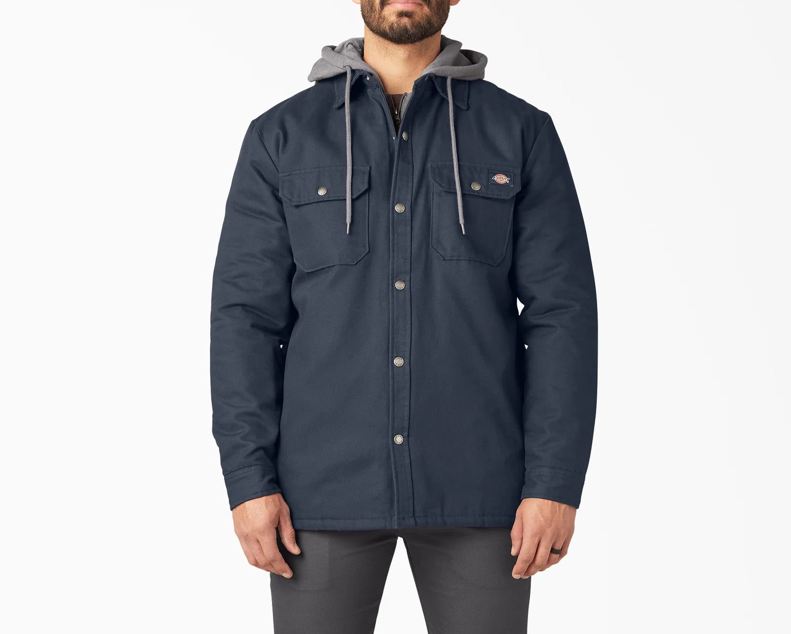 Dickies Water Repellent Duck Hooded Shirt Jacket image 0