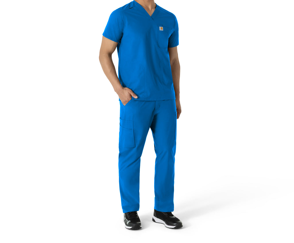 Carhartt Men's V-Neck Shirttail Scrub Top image 7