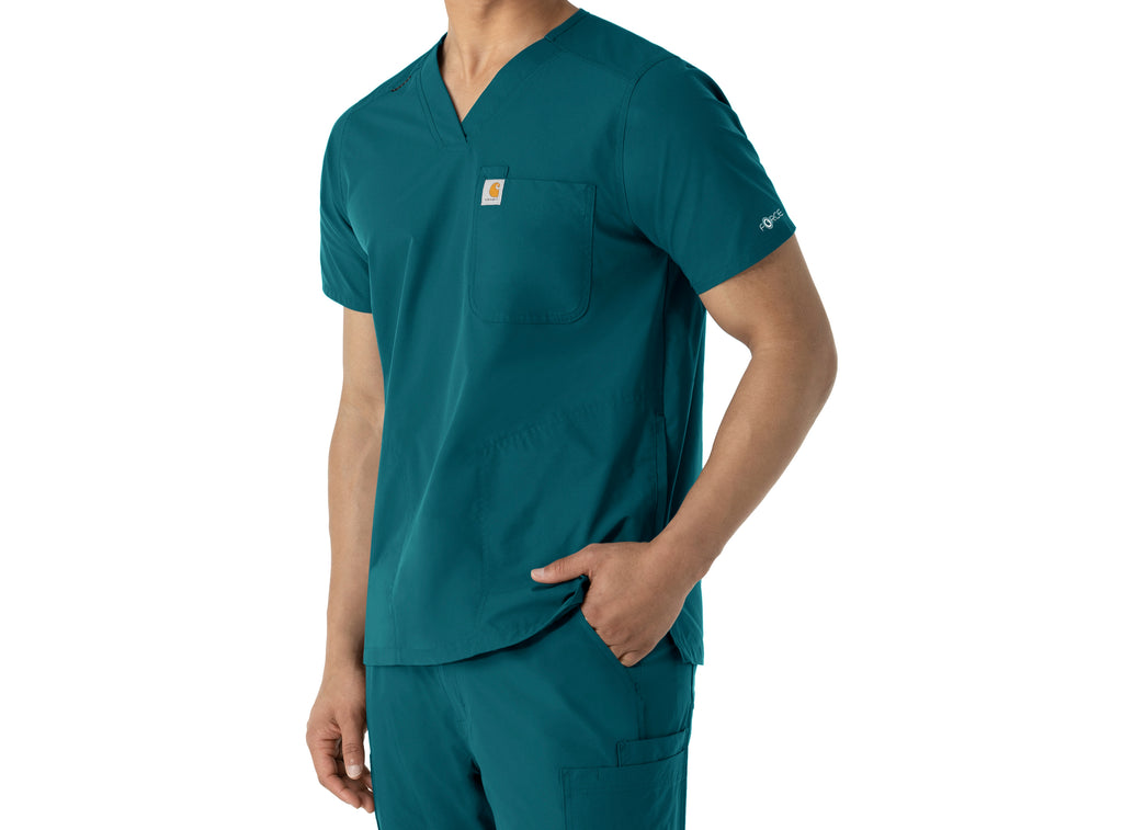 Carhartt Men's V-Neck Shirttail Scrub Top image 13