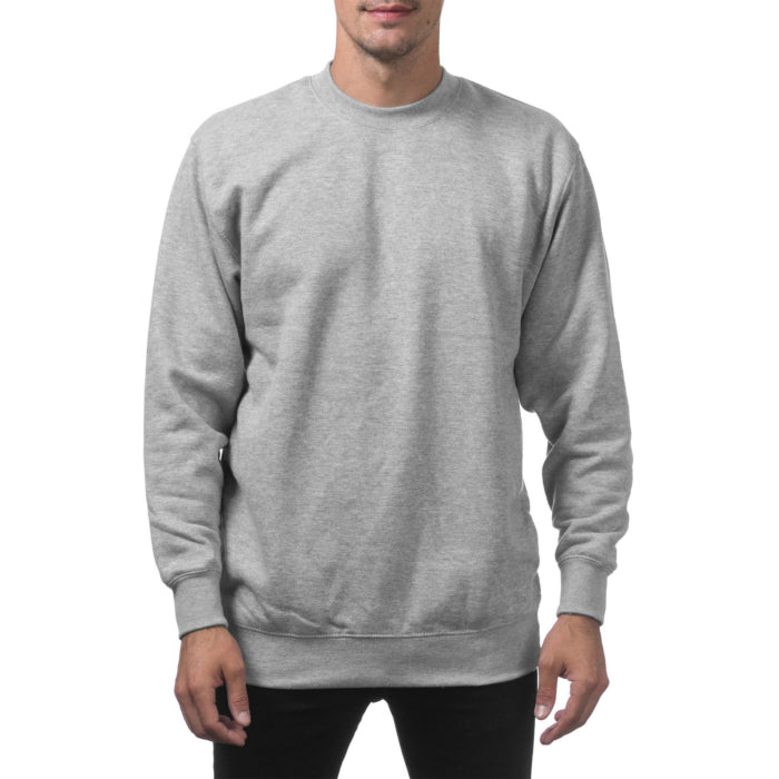 Pro Club Men's Heavyweight 13oz Crew Neck Fleece Sweatshirt image 2