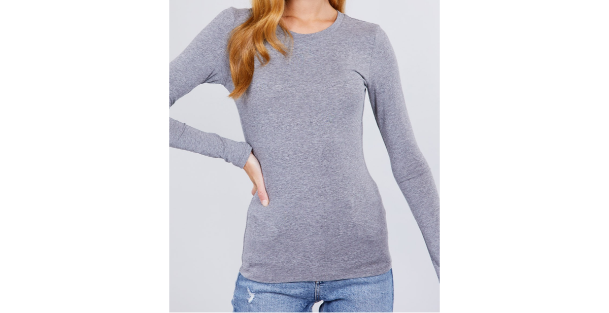 Active Round Neck Long Sleeves image 3